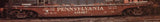 HO PRR F25 Flatcar Decals Shadow Keystone Scheme (1954-1960)