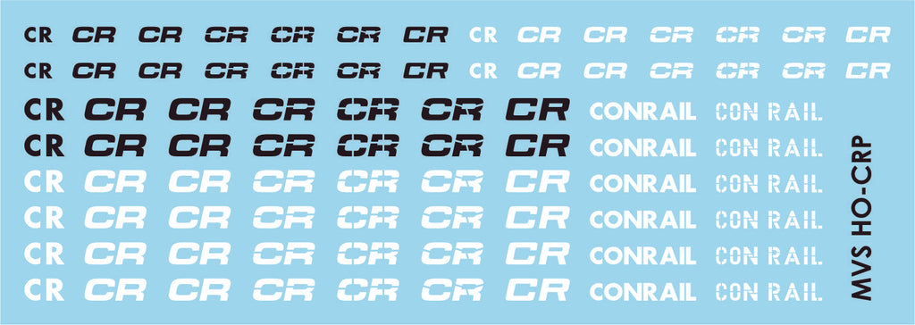 HO Conrail Patch Decals