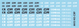 HO Conrail Patch Decals