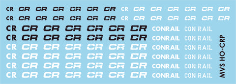 HO Conrail Patch Decals