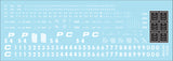 HO PRR G32, G32A, G32B, G32C Gondola Decals Penn Central (1968+)