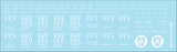 HO PRR G32, G32A Gondola Decals Circle Keystone Sheme (1930-1954)