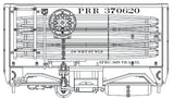 HO PRR G32, G32A Gondola Decals Circle Keystone Sheme (1930-1954)