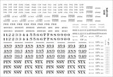 HO PRR GPa MOW Ballast Hopper Decals