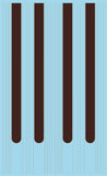 HO Pennsylvania Futura/Kabel Passenger Lettering & Striping Decals 1938-1941
